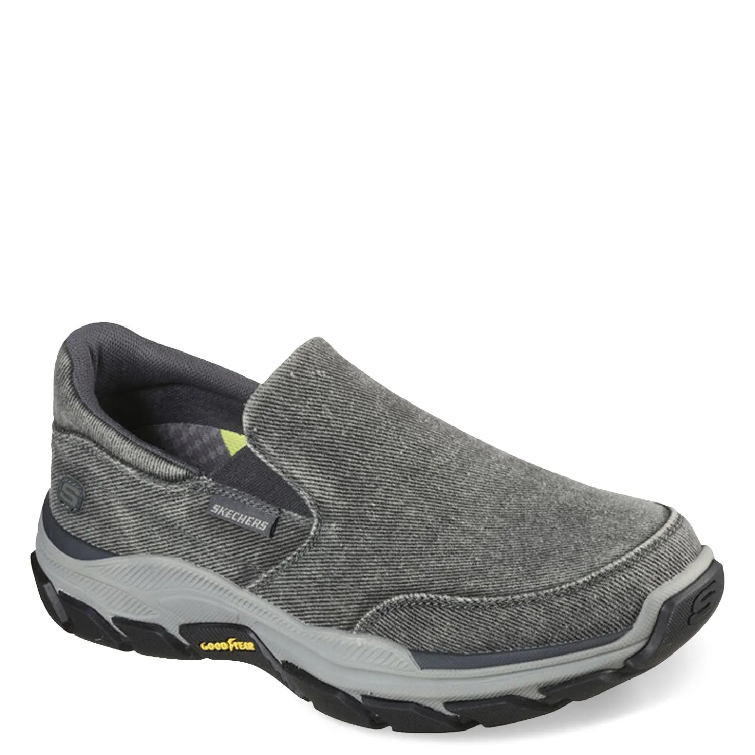 Sneakers & Athletics*Skechers Men's , Respected-Fallston Slip-On - Extra Wide Width Charcoal