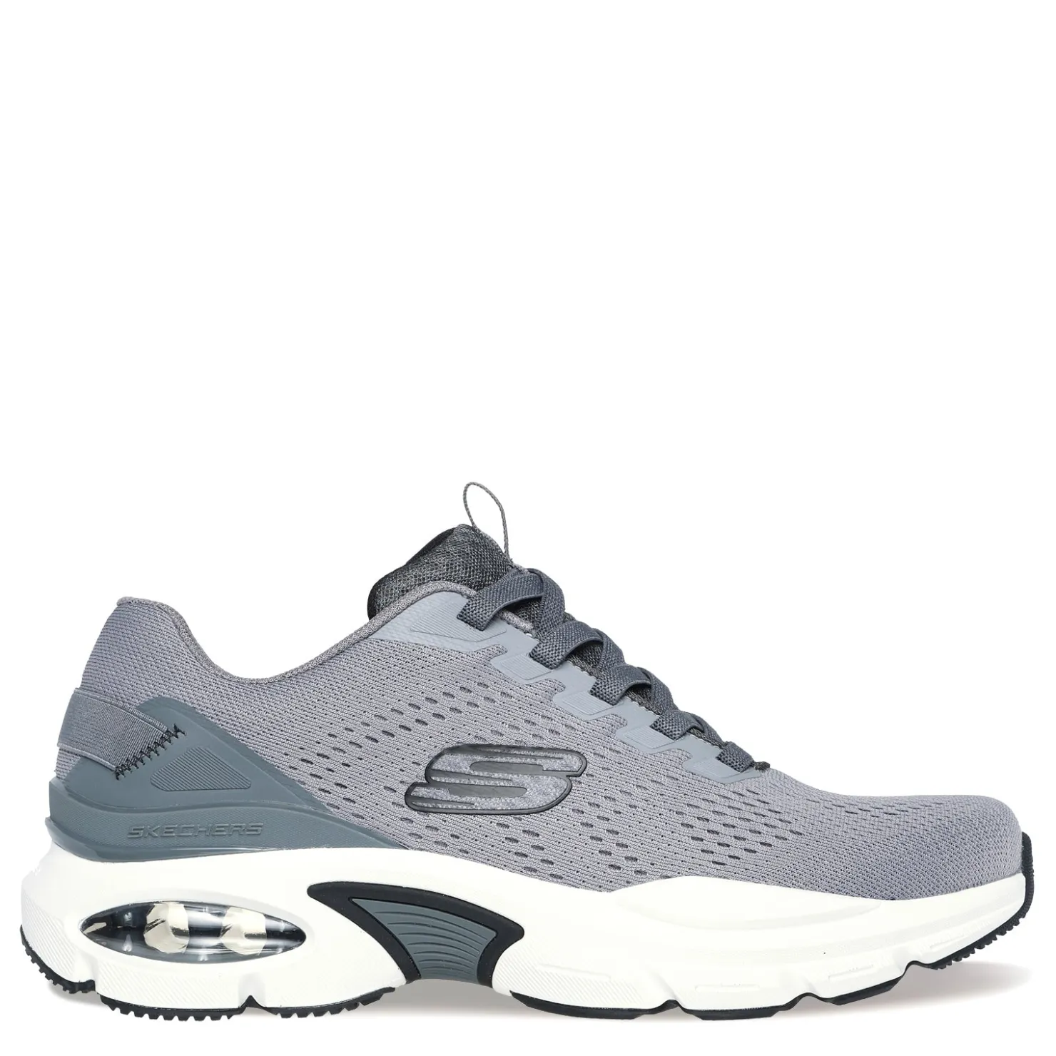 Walking*Skechers Men's , Skech-Air Ventura Walking Shoe – Wide Width Grey/Charcoal