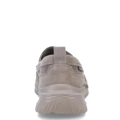 Slip-On Shoes*Skechers Men's , Slade - Munson Slip-On Gray Suede/Mesh