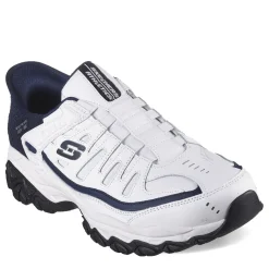 Sneakers & Athletics*Skechers Men's Slip-ins: After Burn - Grill Captain Sneaker White/Navy