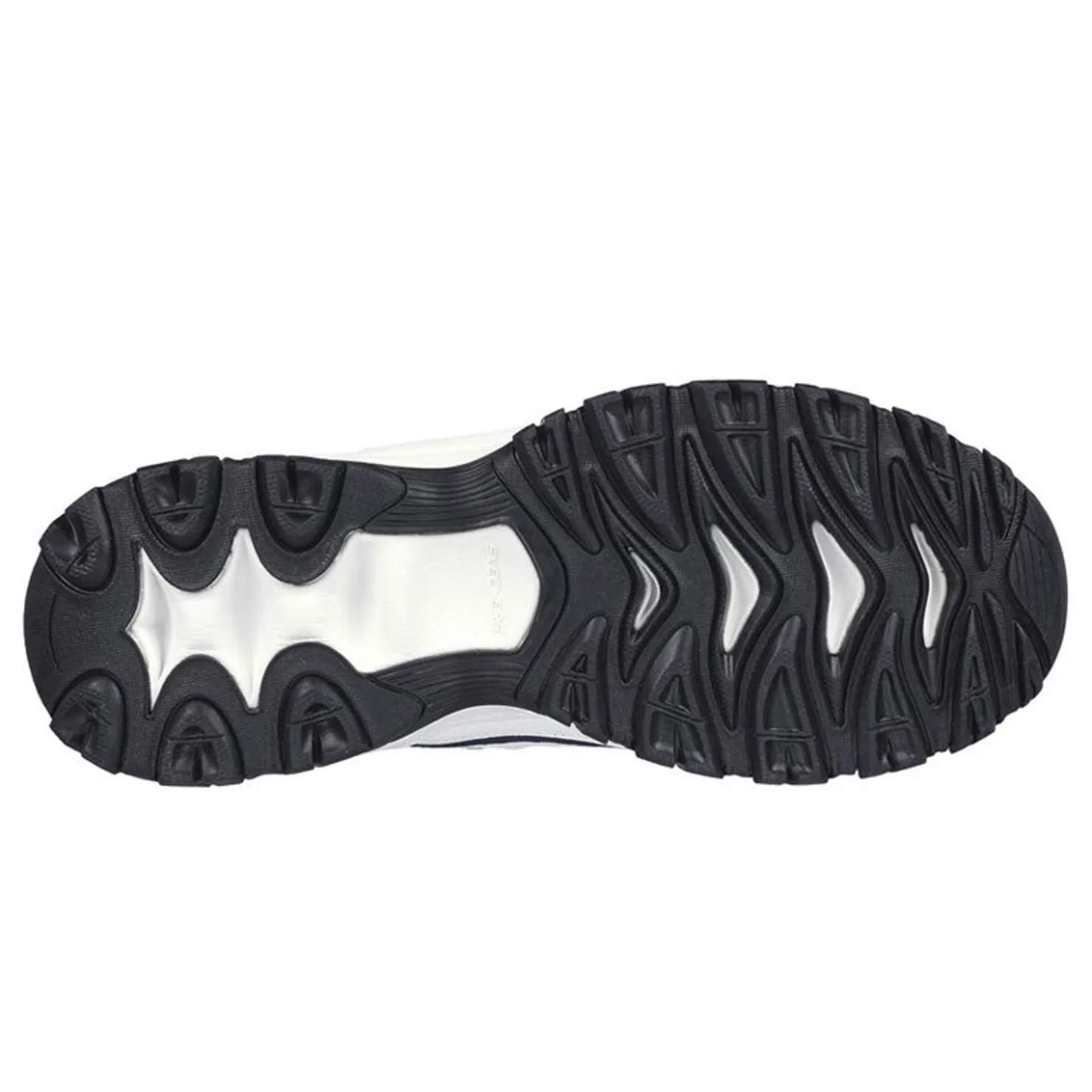 Walking*Skechers Men's Slip-ins: After Burn - Grill Captain Sneaker - Extra Wide Width White/Navy
