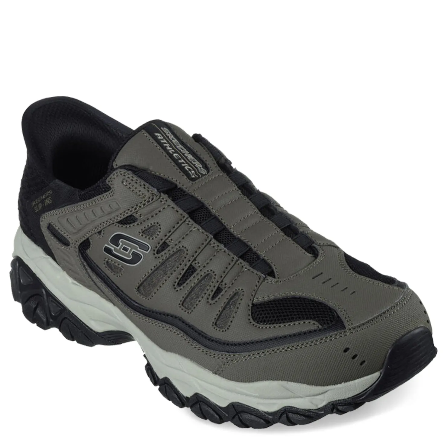 Sneakers & Athletics*Skechers Men's , Slip-ins: After Burn M. Fit - Ridgeburn Sneaker Brown