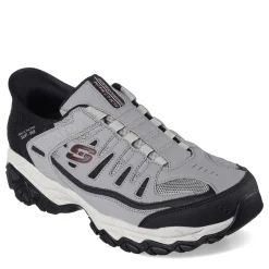 Sneakers & Athletics*Skechers Men's , Slip-ins: After Burn M. Fit - Ridgeburn Sneaker Grey/Black