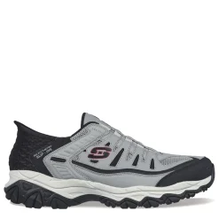Sneakers & Athletics*Skechers Men's , Slip-ins: After Burn M. Fit - Ridgeburn Sneaker Grey/Black