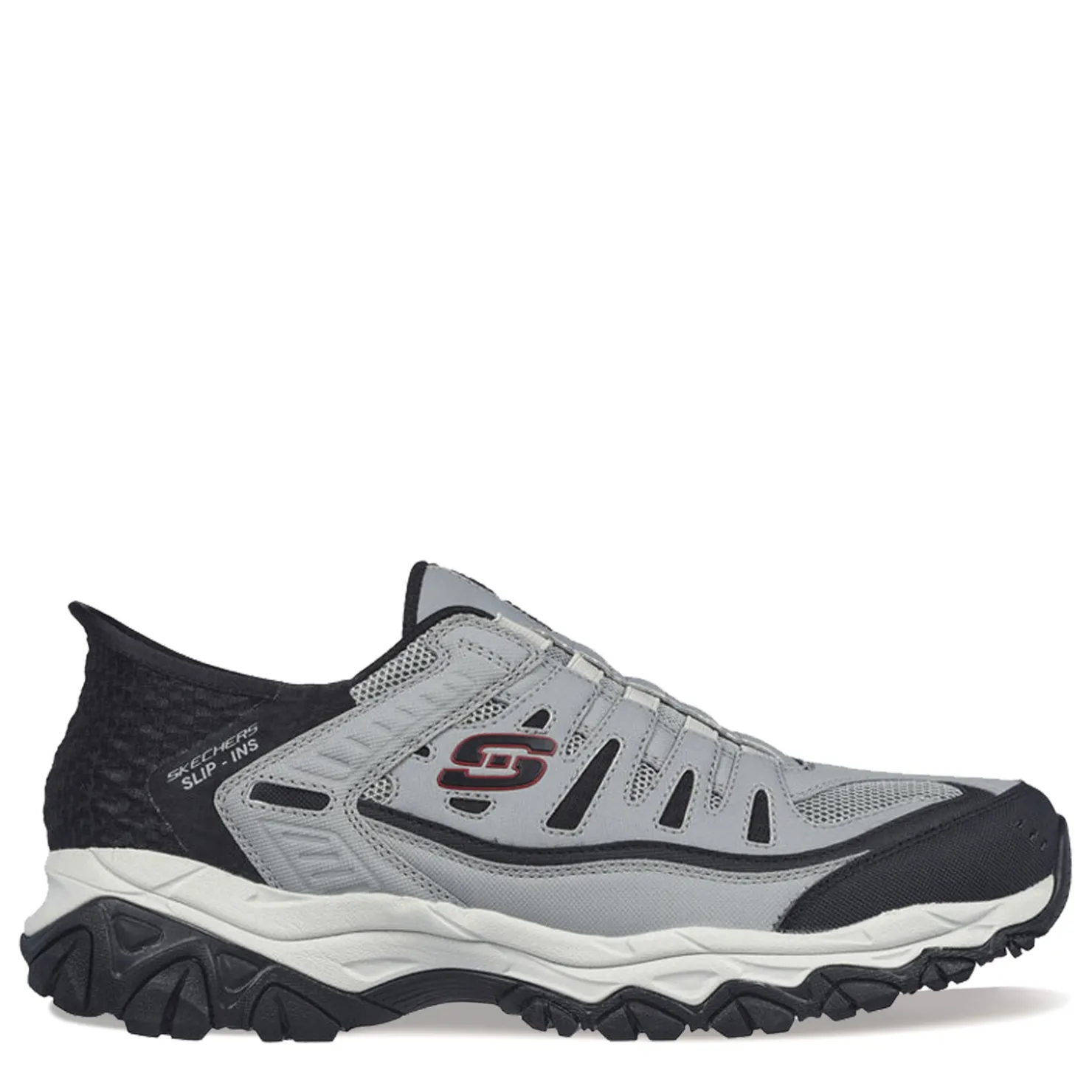 Sneakers & Athletics*Skechers Men's , Slip-ins: After Burn M. Fit - Ridgeburn Sneaker Grey/Black