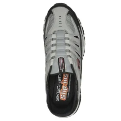 Sneakers & Athletics*Skechers Men's , Slip-ins: After Burn M. Fit - Ridgeburn Sneaker Grey/Black