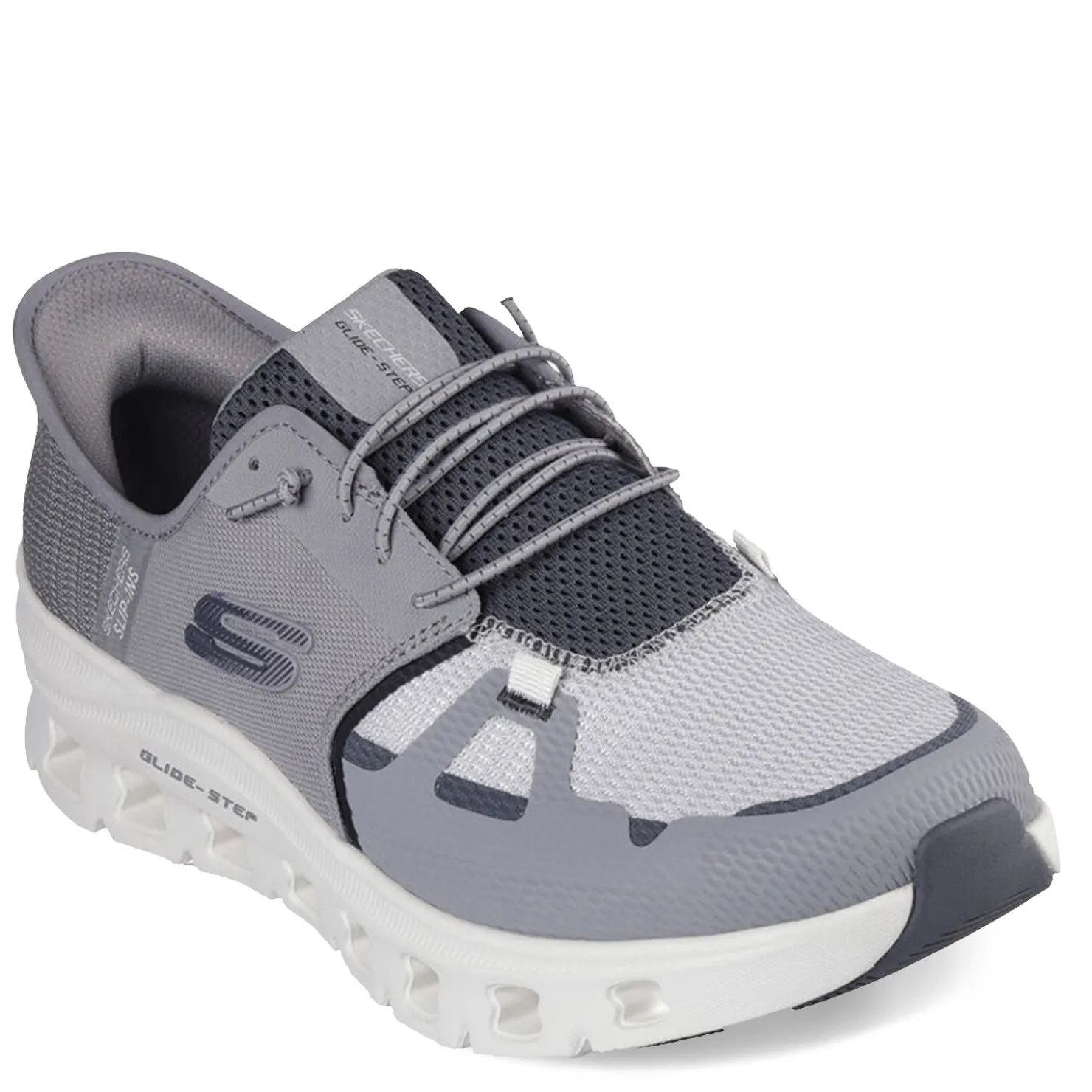 Slip-On Shoes*Skechers Men's , Slip-ins: Glide-Step Pro Walking Shoe Grey/Charcoal