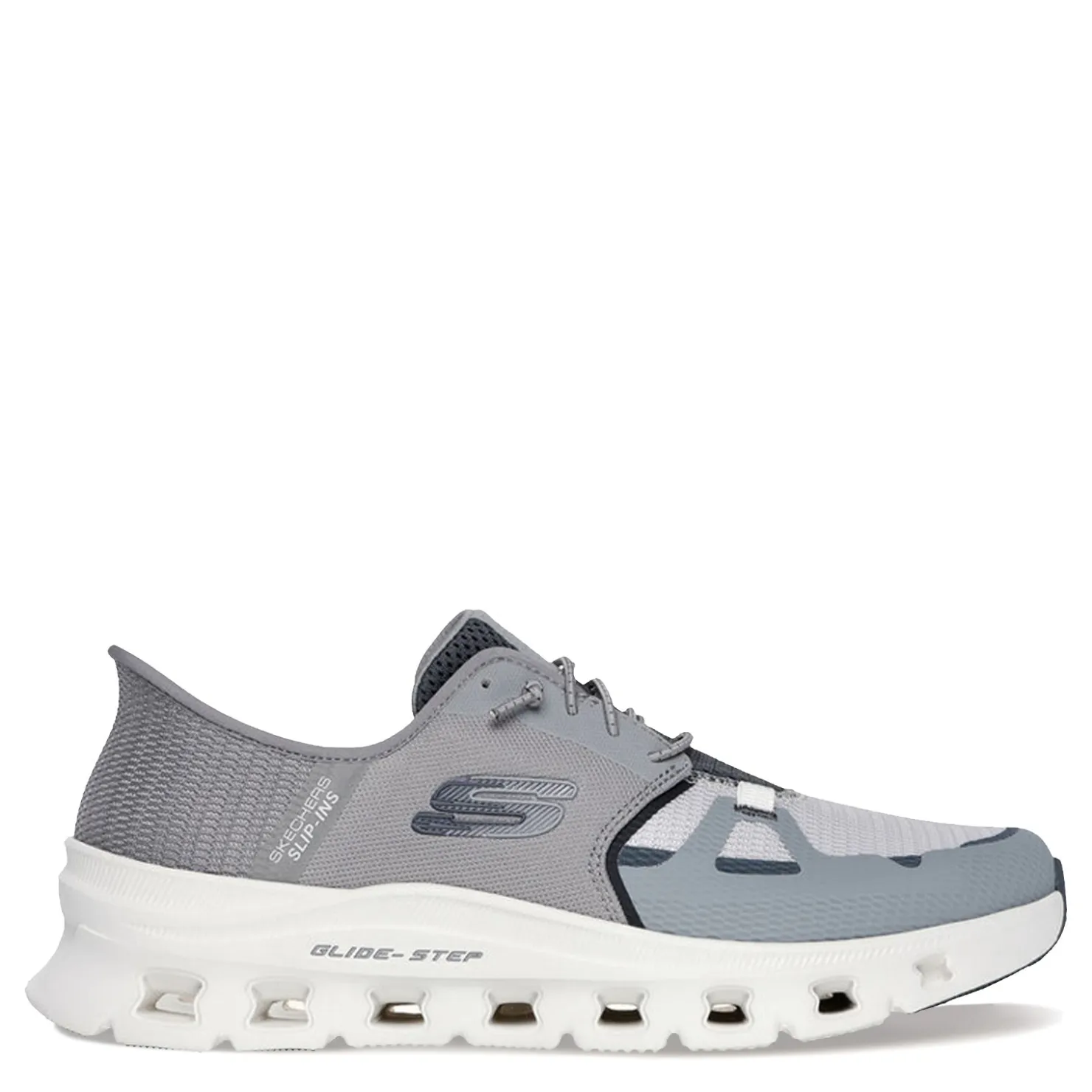 Slip-On Shoes*Skechers Men's , Slip-ins: Glide-Step Pro Walking Shoe Grey/Charcoal