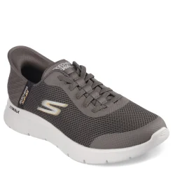 Sneakers & Athletics*Skechers Men's , Slip-ins: GO WALK Flex - Hands Up Walking Shoe Brown