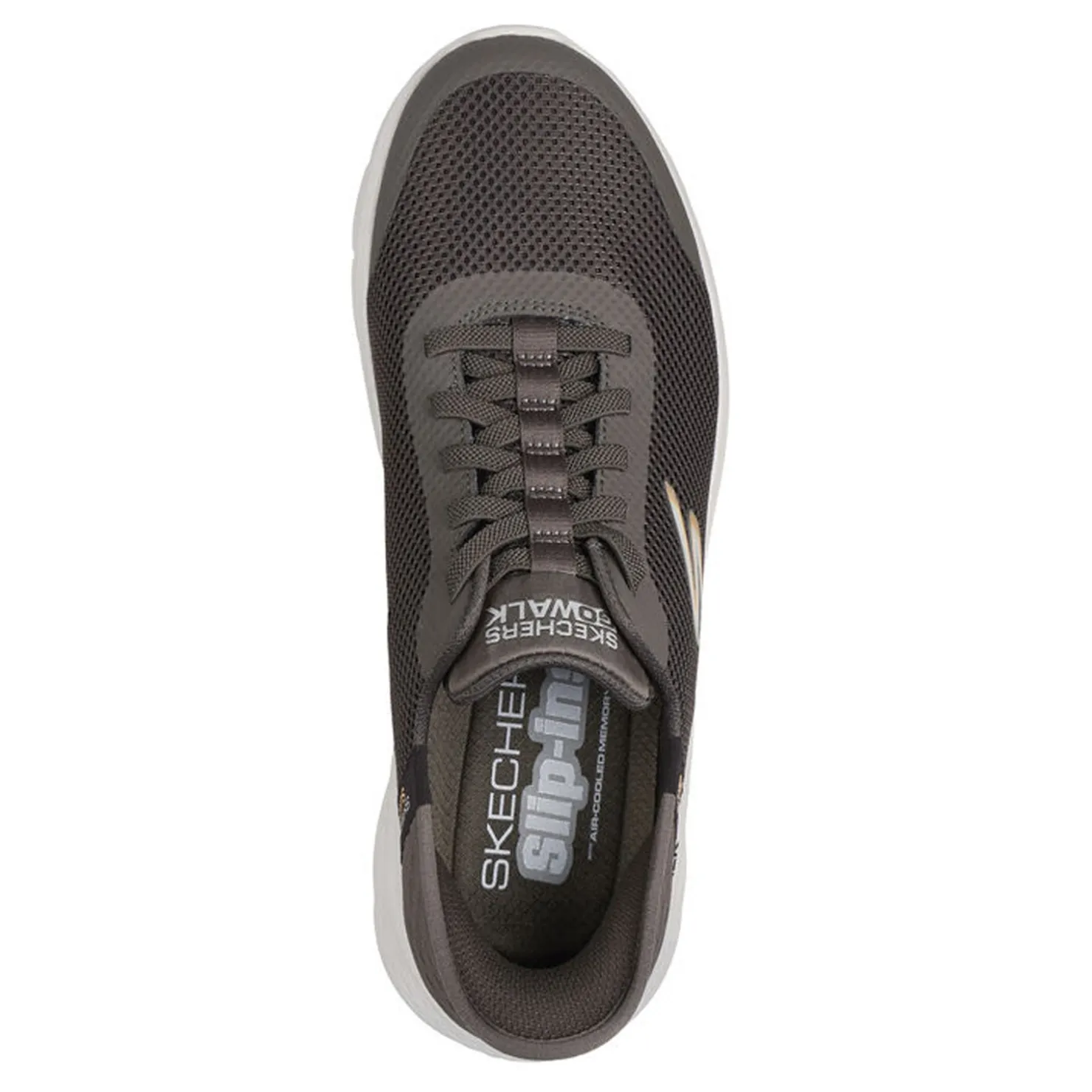 Sneakers & Athletics*Skechers Men's , Slip-ins: GO WALK Flex - Hands Up Walking Shoe Brown