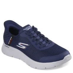 Sneakers & Athletics*Skechers Men's , Slip-ins: GO WALK Flex - Hands Up Walking Shoe Navy Grey