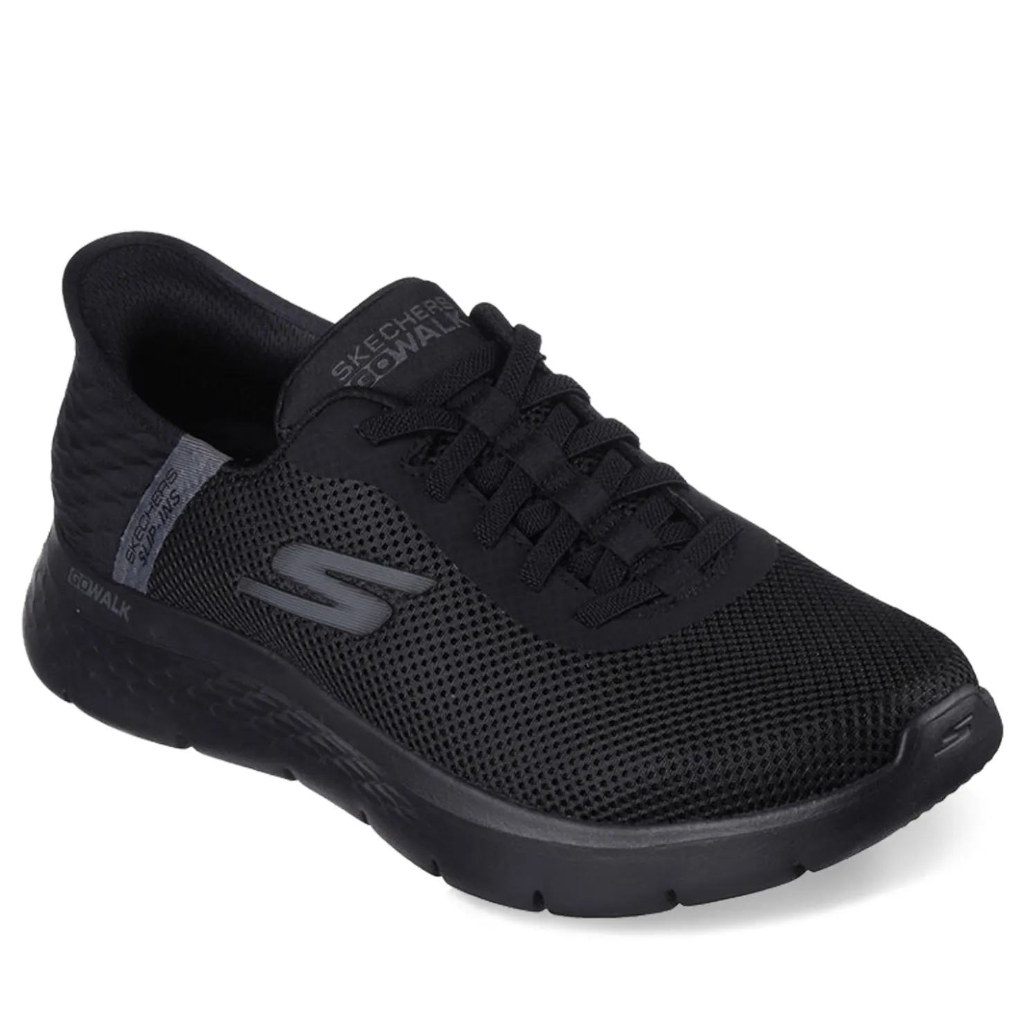 Sneakers & Athletics*Skechers Men's , Slip-ins: GO WALK Flex - Hands Up Sneaker - Wide Width Black