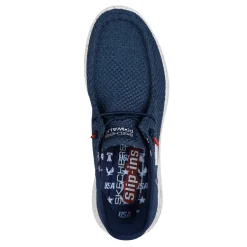 Slip-On Shoes*Skechers Men's , Slip-ins: GO WALK Max The American Dream Sneaker Navy Americana