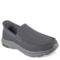 Slip-On Shoes*Skechers Men's , Slip-ins: Pollard - Wilfred Sneaker Gray Mesh