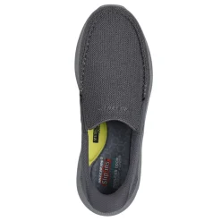 Slip-On Shoes*Skechers Men's , Slip-ins: Pollard - Wilfred Sneaker Gray Mesh