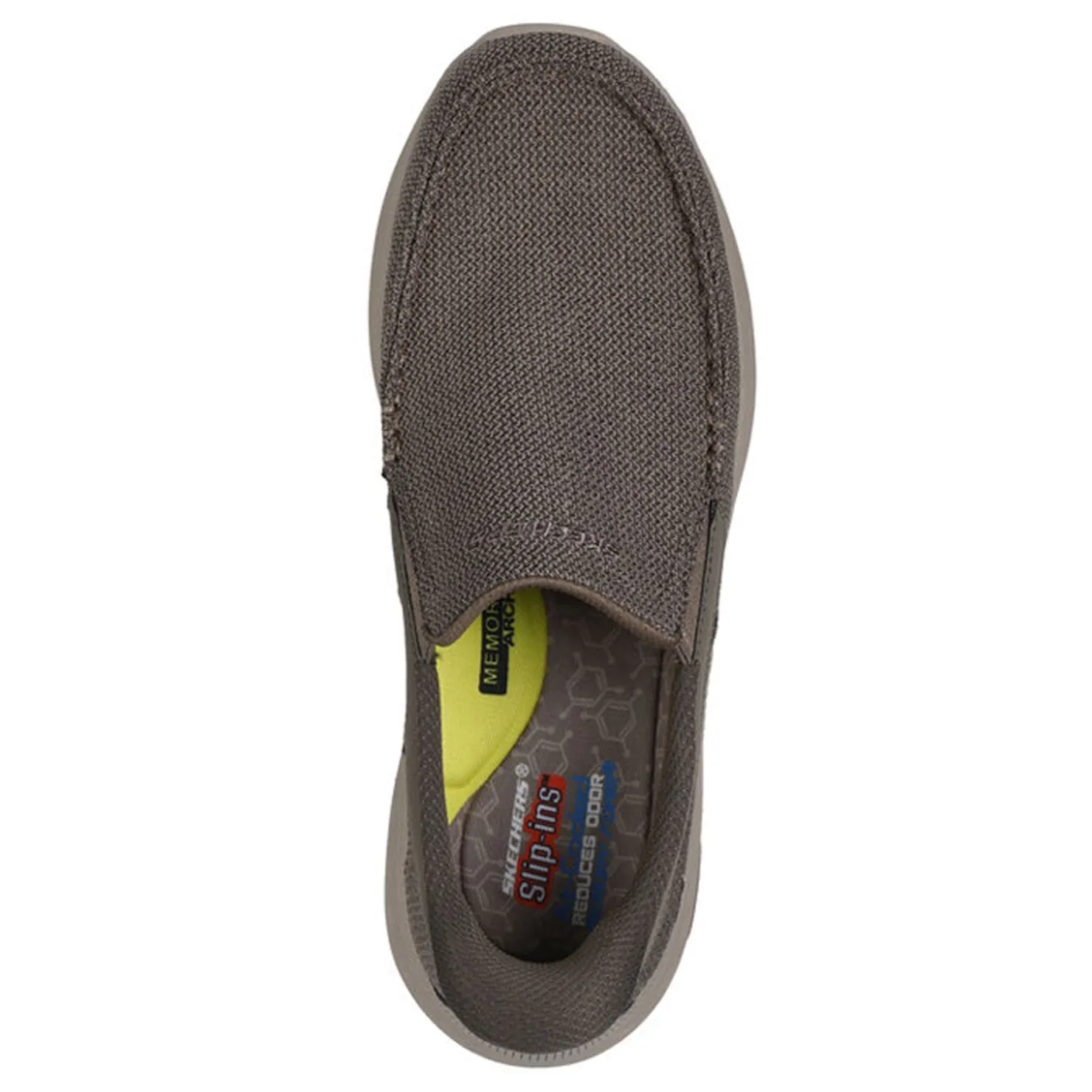 Slip-On Shoes*Skechers Men's , Slip-ins: Pollard - Wilfred Sneaker Taupe Mesh