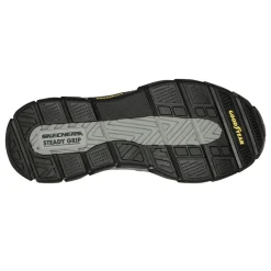 Sneakers & Athletics*Skechers Men's , Slip-ins Relaxed Fit: Respected - Holmgren Slip-On - Extra Wide Width Charcoal Canvas
