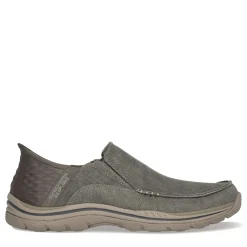 Slip-On Shoes*Skechers Men's , Slip-ins Relaxed Fit: Expected - Cayson Slip-On Khaki Canvas