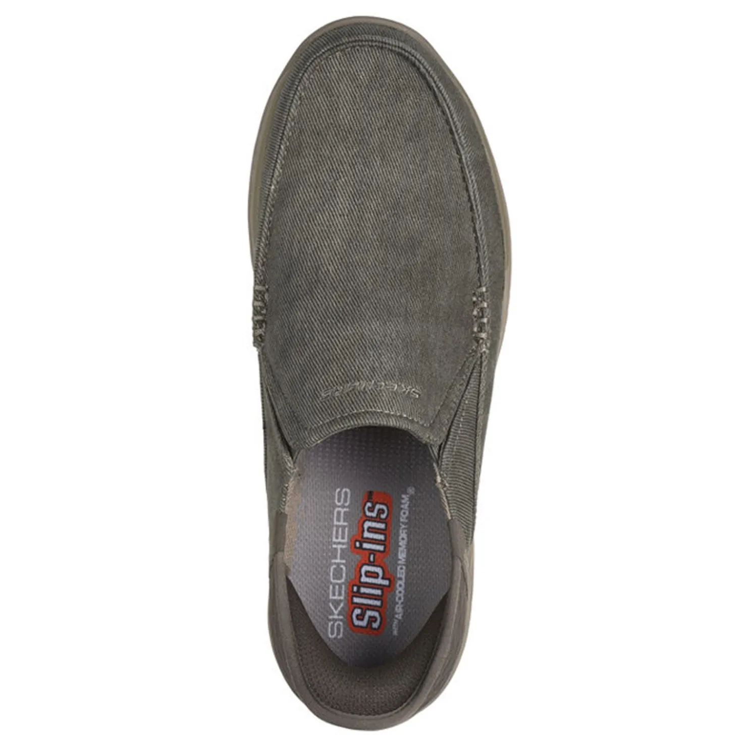 Slip-On Shoes*Skechers Men's , Slip-ins Relaxed Fit: Expected - Cayson Slip-On Khaki Canvas