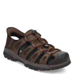 Sandals*Skechers Men's , Slip-ins Relaxed Fit: Tresmen - Norvick Sandal Chocolate