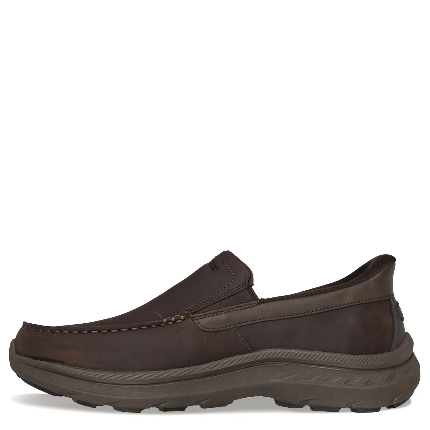Loafers*Skechers Men's , Slip-ins: Relaxed Fit: Parson - Oswin Slip-On Cocoa Leather