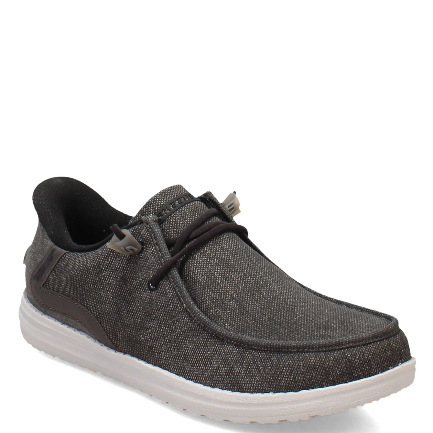 Sneakers & Athletics*Skechers Men's , Slip-ins Relaxed Fit: Melson - Coronado Slip-On Black Gray