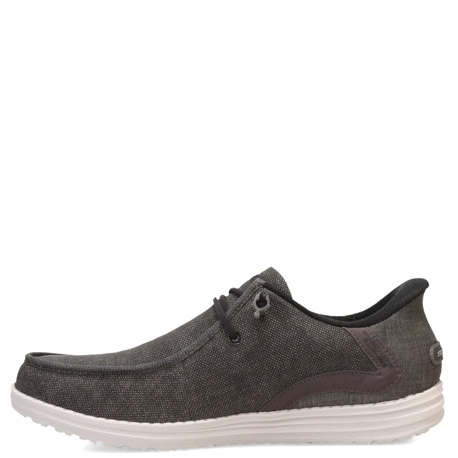 Sneakers & Athletics*Skechers Men's , Slip-ins Relaxed Fit: Melson - Coronado Slip-On Black Gray