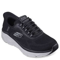 Walking*Skechers Men's , Slip-ins Relaxed Fit: D'Lux Walker 2.0 - Rezinate Sneaker - Wide Width Black/Grey