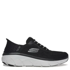 Walking*Skechers Men's , Slip-ins Relaxed Fit: D'Lux Walker 2.0 - Rezinate Sneaker - Wide Width Black/Grey