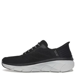 Walking*Skechers Men's , Slip-ins Relaxed Fit: D'Lux Walker 2.0 - Rezinate Sneaker - Wide Width Black/Grey