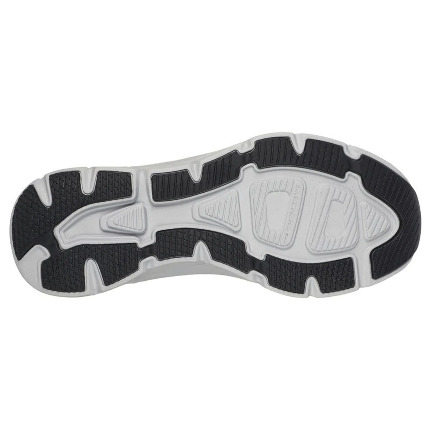 Walking*Skechers Men's , Slip-ins Relaxed Fit: D'Lux Walker 2.0 - Rezinate Sneaker - Wide Width Black/Grey