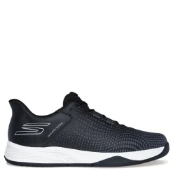 Court*Skechers Men's , Slip-ins Relaxed Fit: Viper Court Reload Pickleball Shoe - Wide Width Black/White