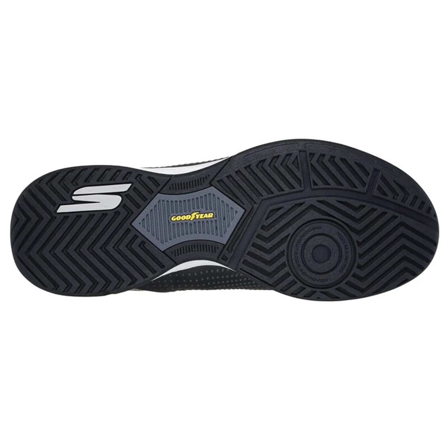 Court*Skechers Men's , Slip-ins Relaxed Fit: Viper Court Reload Pickleball Shoe - Wide Width Black/White