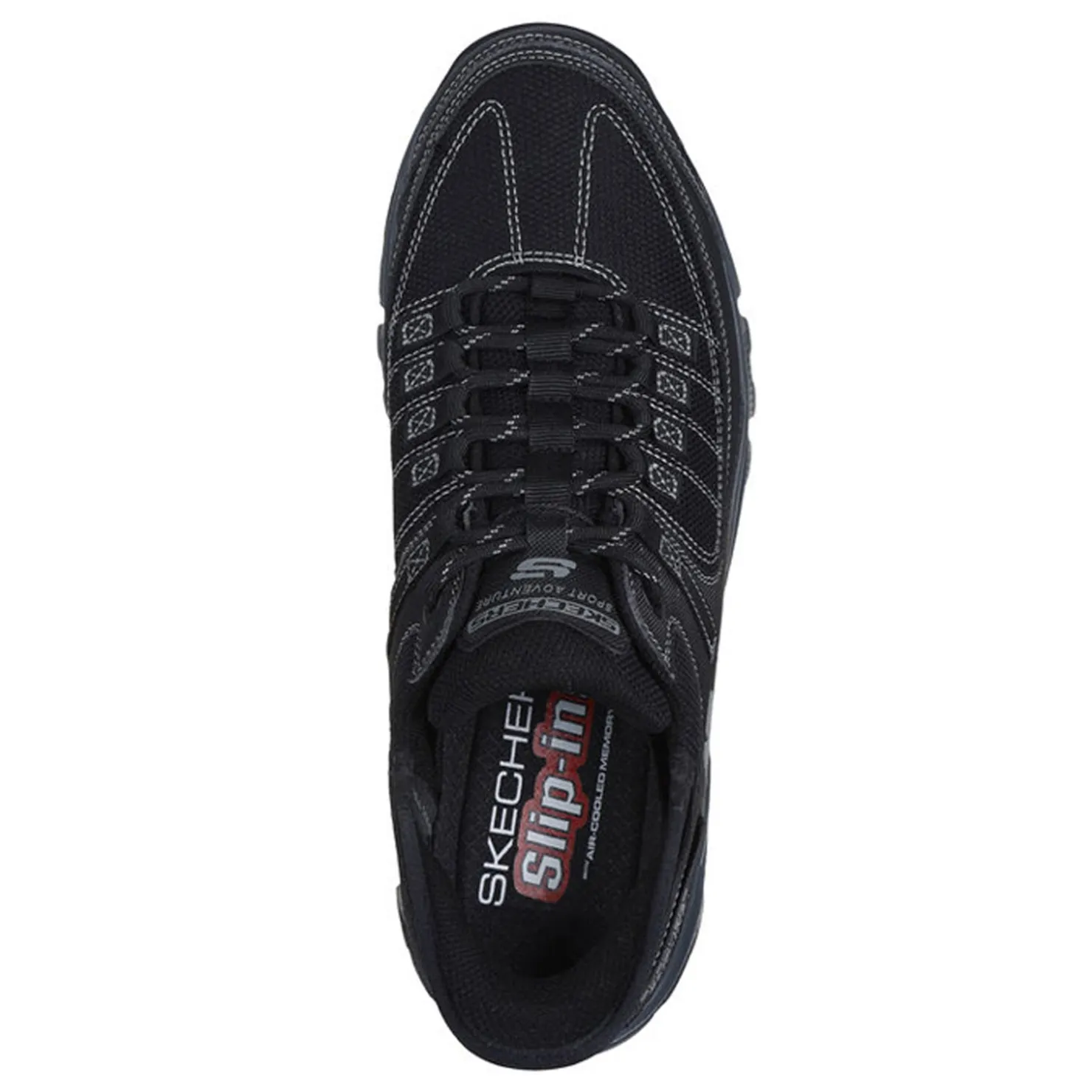 Slip-On Shoes*Skechers Men's , Slip-ins: Summits AT Hiking Shoe - Wide Width Black/Charcoal
