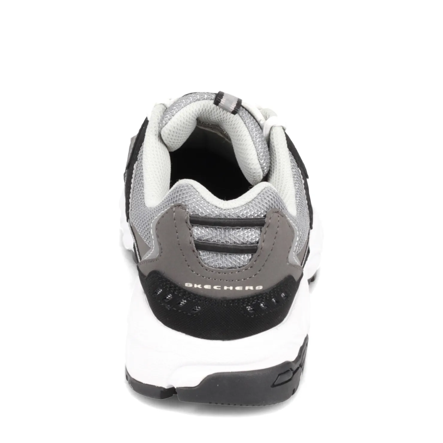 Walking*Skechers Men's , Stamina - Cutback Sneaker - Wide Width Charcoal/Black