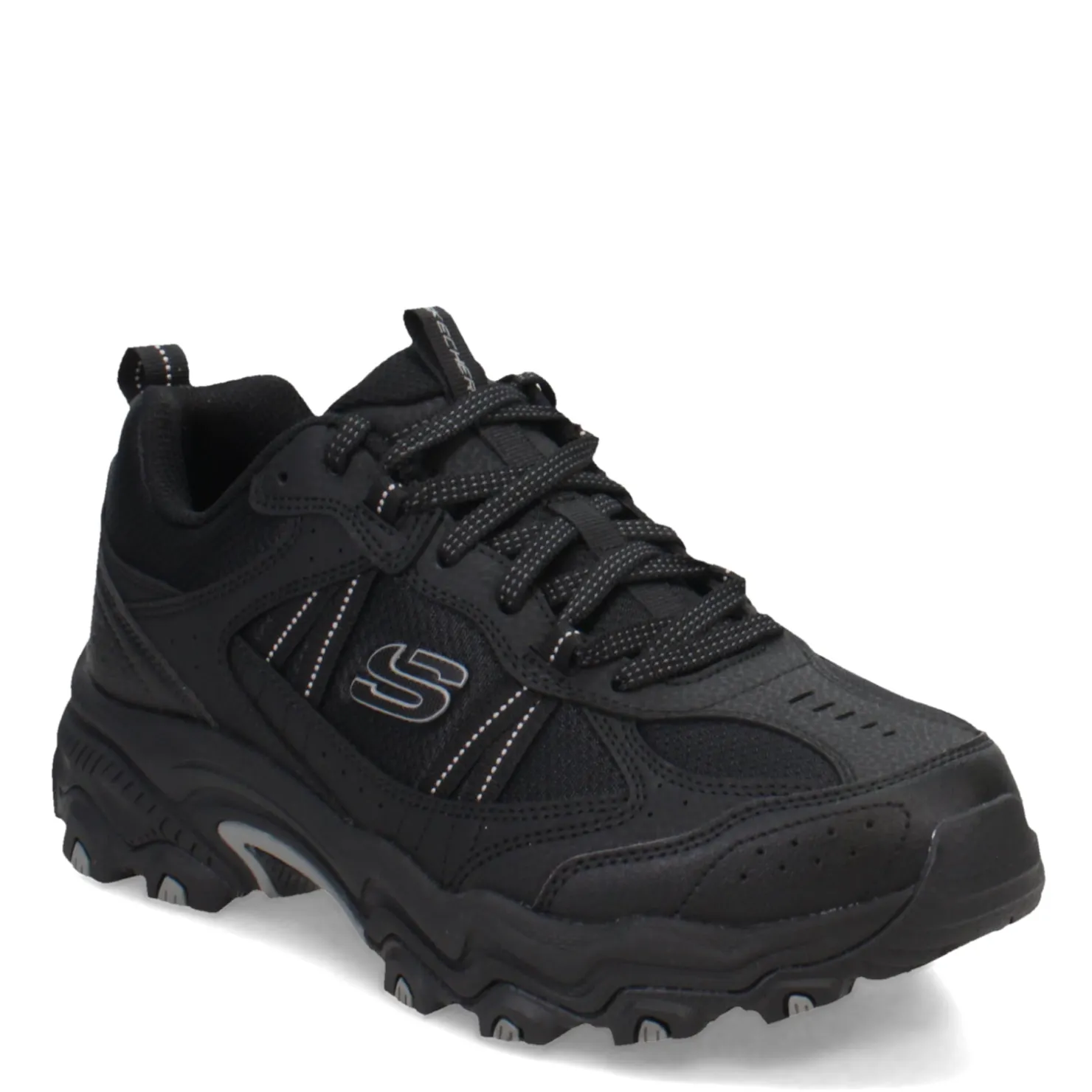 Sneakers & Athletics*Skechers Men's , Stamina AT - Upper Stitch Hiking Shoe - Wide Width Black/Black