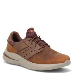 Fashion & Street*Skechers Men's Street, Delson 3.0 - Ezra Sneaker - Wide Width Dark Brown
