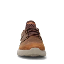 Fashion & Street*Skechers Men's Street, Delson 3.0 - Ezra Sneaker - Wide Width Dark Brown