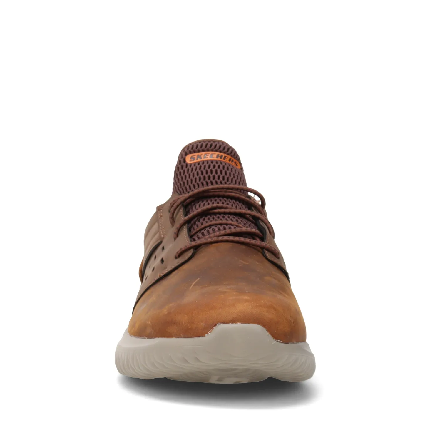 Fashion & Street*Skechers Men's Street, Delson 3.0 - Ezra Sneaker - Wide Width Dark Brown
