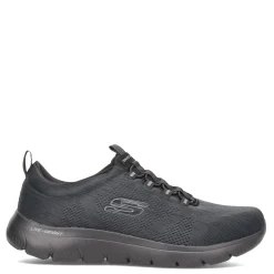 Walking*Skechers Men's , Summits - Louvin Sneaker - Wide Width Black/Black