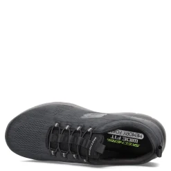 Sneakers & Athletics*Skechers Men's , Summits - Louvin Sneaker - Wide Width Black/Black