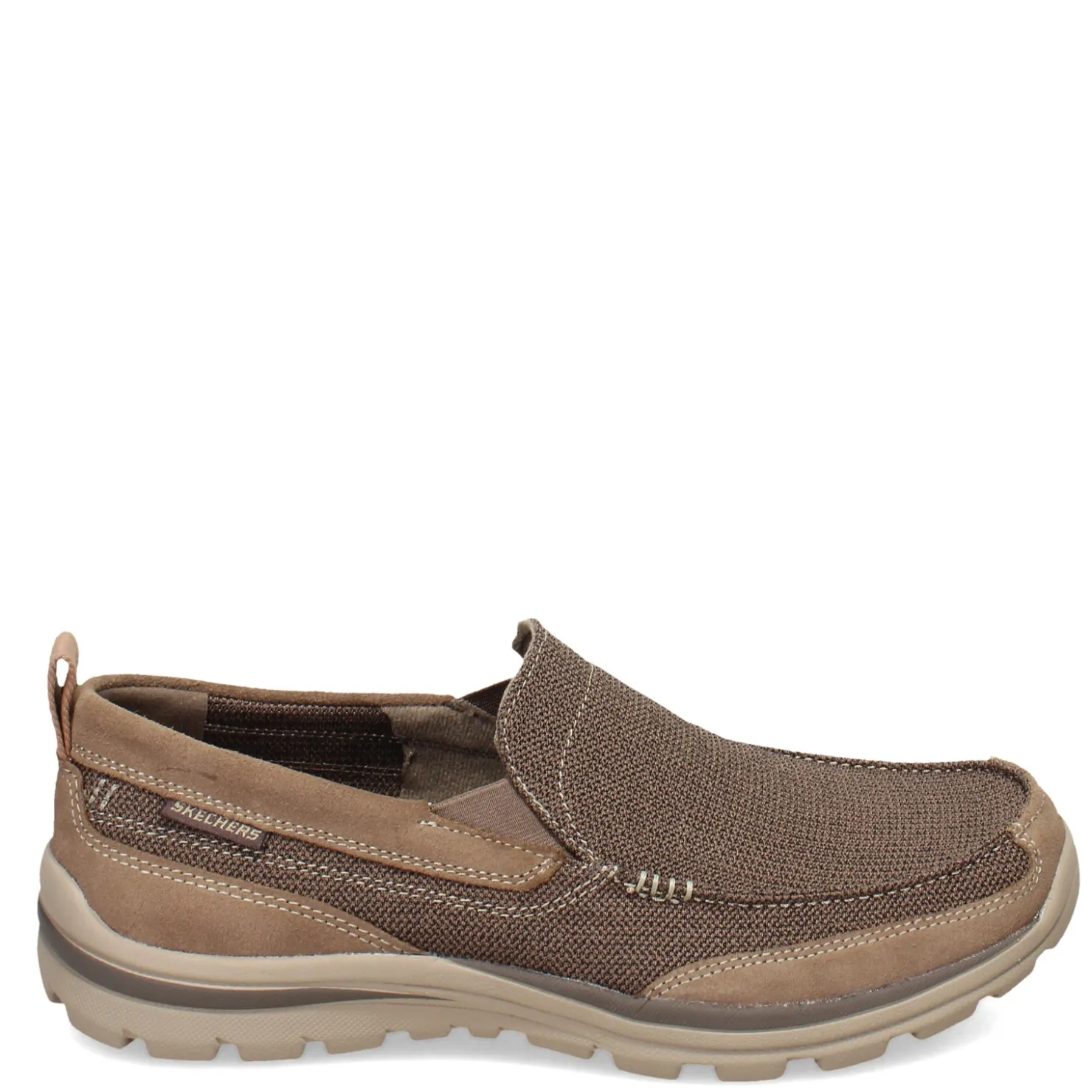 Slip-On Shoes*Skechers Men's , Superior Milford Slip on Shoe Wide Width Brown