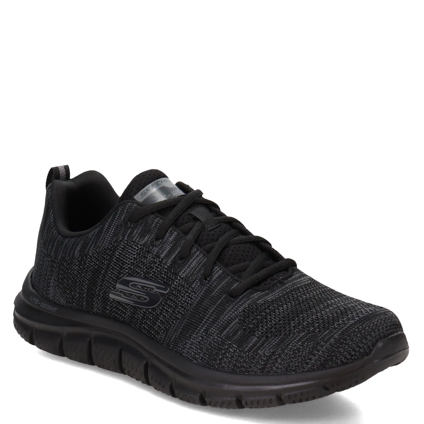 Running*Skechers Men's , Track - Front Runner Sneaker - Wide Width Black/Black