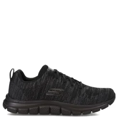 Running*Skechers Men's , Track - Front Runner Sneaker - Wide Width Black/Black
