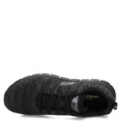 Running*Skechers Men's , Track - Front Runner Sneaker - Wide Width Black/Black