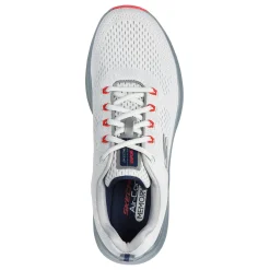 Walking*Skechers Men's , Vapor Foam Sneaker Grey/Orange