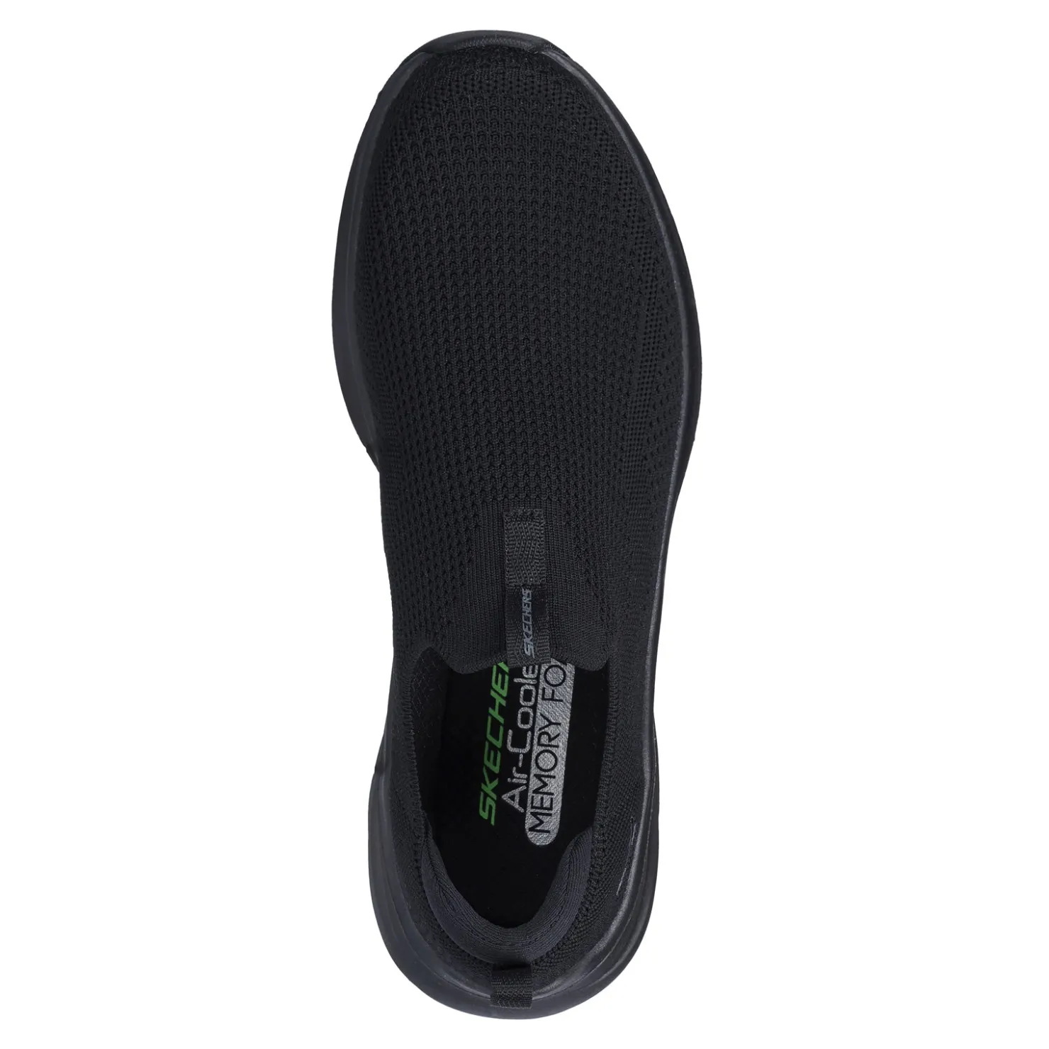 Sneakers & Athletics*Skechers Men's , Vapor Foam - Covert Sneaker - Wide Width Black/Black
