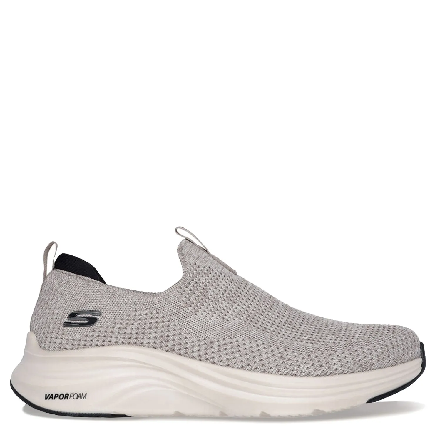 Slip-On Shoes*Skechers Men's , Vapor Foam - Oxulus Sneaker - Wide Width Taupe/Black