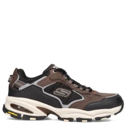 Walking*Skechers Men's , Vigor 3.0 Sneaker - Wide Width Brown/Black