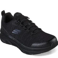 Work & Safety*Skechers Work Men's , D'Lux Walker SR - Luxir Work Shoe - Wide Width Black